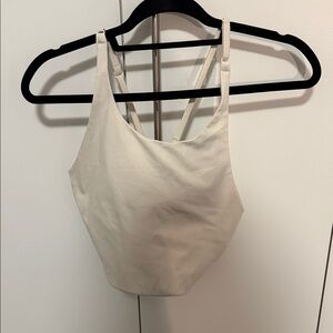 Girlfriend Collective Cream Sports Bra